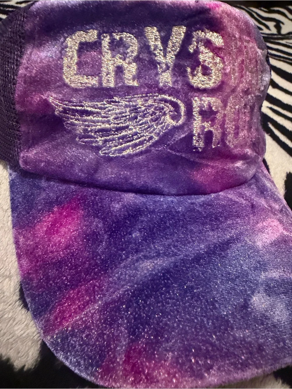 Y2K Crystal Rock Trucker Hat